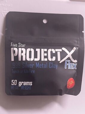 Project X Flex .999 Silver Metal Clay , 50g, Fine Silver